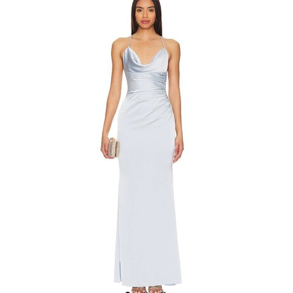 NEW Katie May Ryder Gown Size XXS Celestial Blue NWT - Picture 1 of 10